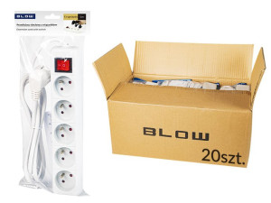 Przedłużacz pr-570wsp 5m 3x1,5 biały op.