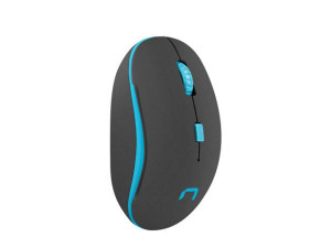 Mysz NATEC Martin NMY-1190 (optyczna  1600 DPI  kolor czarny, kolor niebies