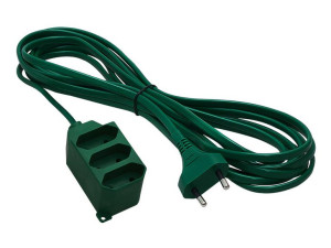 Przedłużacz ps-362 5m 3 gbu zielony