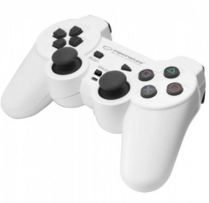Gamepad Esperanza TROOPER EGG107W (PC, PS3  kolor biały)