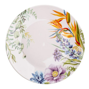 Talerz deserowy porcelanowy Strelicja 20 cm