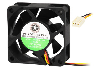 Wentylator 60x25 12v kulkowy