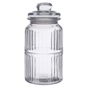 Słoik pojemnik szklany na produkty sypkie Relief 1250 ml