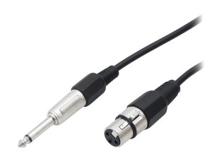 Przyłącze wt.6,3mn-wt.mikrofonowy xlr