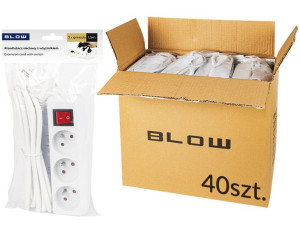 Przedłużacz pr-370wsp 1,5m 3x1,5 biały o