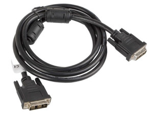 Kabel Lanberg CA-DVIS-10CC-0018-BK (DVI-D M - DVI-D M  1,8m  kolor czarny)