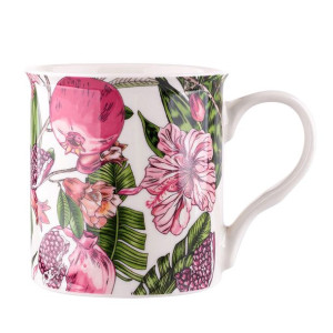 Kubek do kawy i herbaty porcelanowy Hibiskus 250 ml