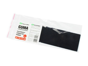 Guma elektroprzewodząca 50x150x0,5mm ag