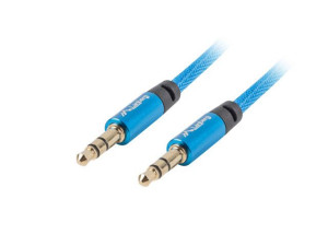 Kabel Lanberg Premium CA-MJMJ-10CU-0010-BL (Jack 3,5 mm M - Jack stereo 3,5