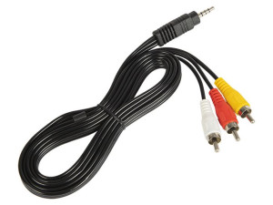 Przyłącze wt.3,5 4p-3xrca 1.5m