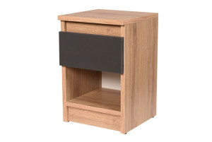 Szafka nocna, stolik nocny MALWA 1 szuflady - Dąb