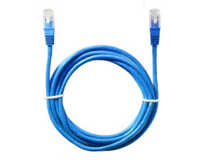 Przyłącze patchcord utp  0,5m niebieski