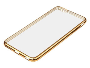 Etui iphone 6 6s plus złote "e"