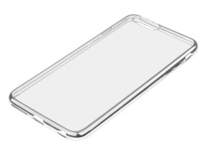 Etui iphone 7/8 plus srebrne "e"