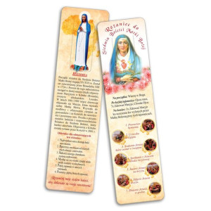 Zakładka do książki - Siedem Boleści Matki Bożej