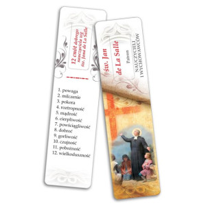 Zakładka do książki - Św. Jan de La Salle