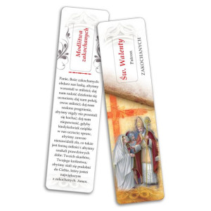 Zakładka do książki - Św. Walenty