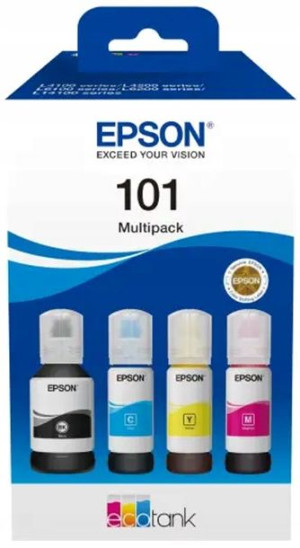 Zestaw tuszy do drukarek Epson 101 4- kolory