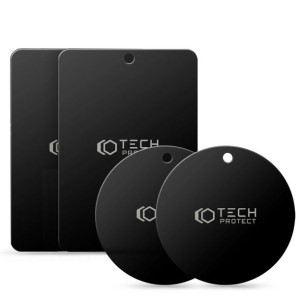 Tech-Protect METALPLATE MAGNETIC CAR MOUNT 4-PACK czarny