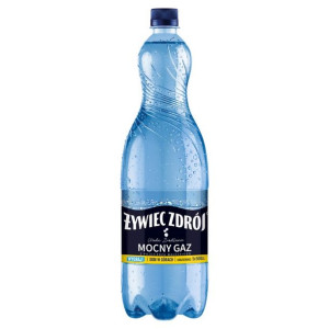 Żywiec Zdrój Mocny Gaz Woda źródlana 1,5 l