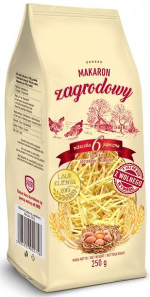 ARC-POL Makaron Zagrodowy 6 jajeczny niteczka 250 g