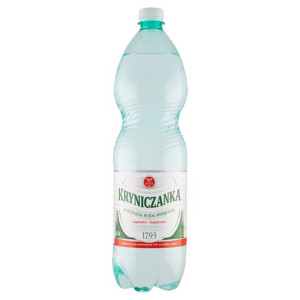 Kryniczanka woda mineralna wysokozmineralizowana niskonasycona 1,5 l