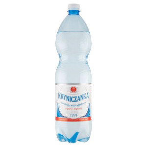 Kryniczanka woda mineralna wysokozmineralizowana wysokonasycona 1,5 l