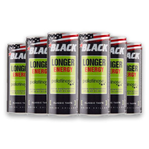 Black Longer Energy Gazowany napój energetyzujący 250 ml x 6 sztuk