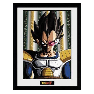 Plakat w ramie Dragon Ball Z - Vegeta 40 x 30 cm