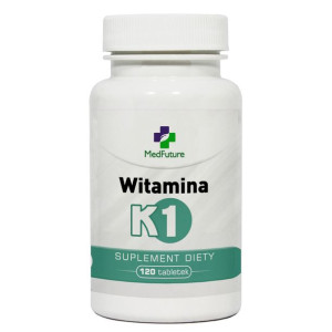 Witamina K1 właściwa krzepliwość krwi - 120 tabletek