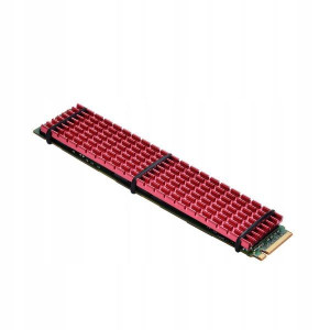 Czerwony Radiator na DYSK SSD M.2 XL Gelid SubZero