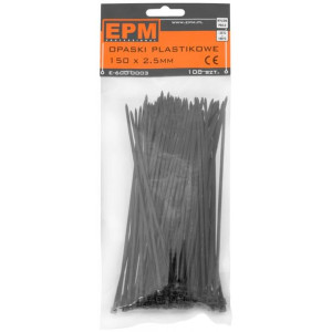 EPM Opaski plastikowe PA6.6 100 Szt. 150*2.5