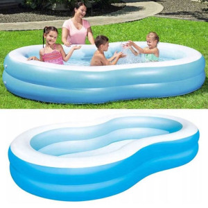 Basen ogrodowy dmuchany dla dzieci 262x157x46cm | Hypermed.pl
