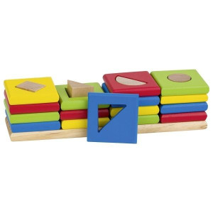 Drewniany sorter 4 kształty