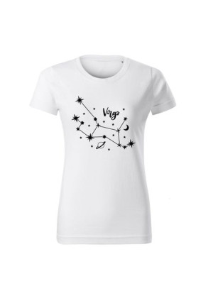 Koszulka T-shirt Biała znak zodiaku Panna w rozmiare XL