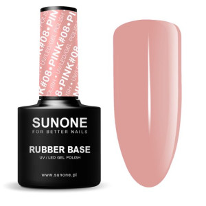 Sunone Baza Kauczukowa Pink #08 12Ml