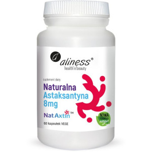 Naturalna Astaksantyna 8mg 60 kaps. Aliness