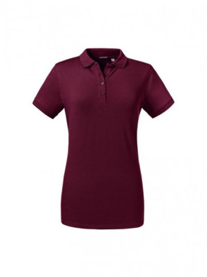 Koszulka damska Polo Tailored Stretch Russell Burgund 41 M