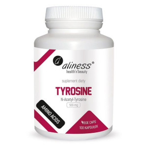 Tyrosine 500 mg 100 Vege kaps. Aliness