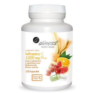 Witamina C 1000 mg Plus bioflaw, rutyna, acer. 100 Vege kaps. Aliness