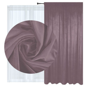 Zasłona welurowa Velvet na taśmie 260g 140x250 873-172 brudny róż