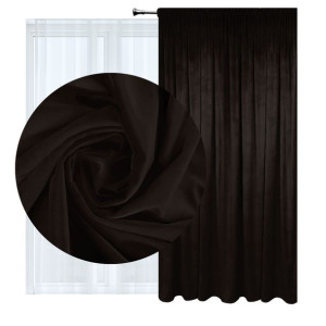 Zasłona welurowa Velvet na taśmie 260g 140x250 873-29 brązowy