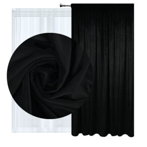 Zasłona welurowa Velvet na taśmie 260g 140x250 873-34 czarny