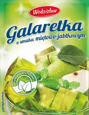 Wodzisław Galaretka o smaku miętowo jabłkowym 75 g