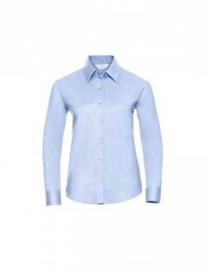 Koszula damska z długim rękawem Oxford Russell Oxford Blue S
