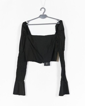 Bluzka Damskie Czarne Prettylittlething R. 44