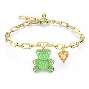SWAROVSKI - Bransoletka Miś Teddy Green GOS