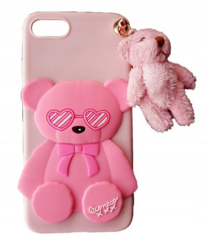 Etui MISIO PINK brelok 3d do Iphone 13 Pro MAX