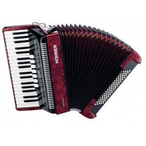 Hohner Bravo Iii 80 Czerwony Akordeon Klawiszowy
