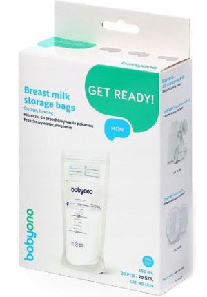 Baby Ono Woreczki do przechowywania pokarmu 150 ml
